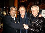 Ali Karim David Soul and Ken Bruen.jpg